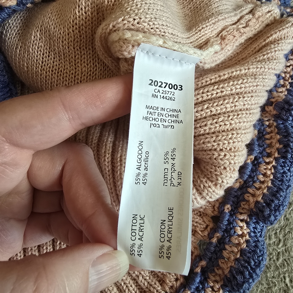 Dex Granny Square Crotched Tank Top Size Medium - Picture 12 of 12